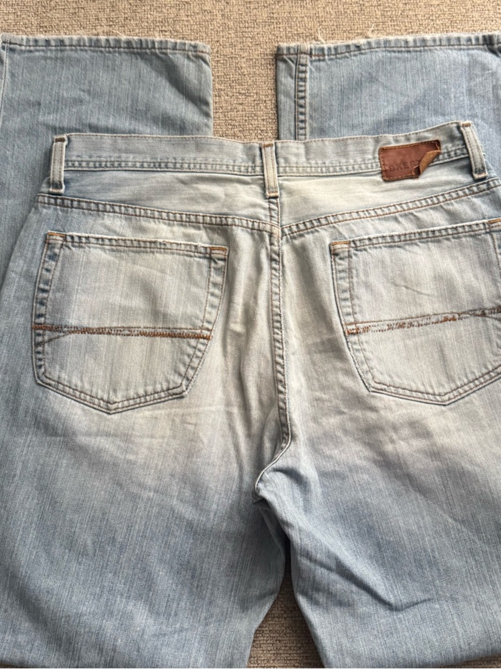 Vintage BKE Austin Men's Light Blue Straight Jeans